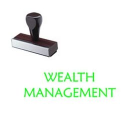 Wealth Management Rubber Stamp