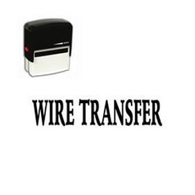 Self-Inking Wire Transfer Stamp