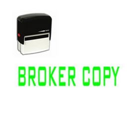 Self-Inking Broker Copy Stamp