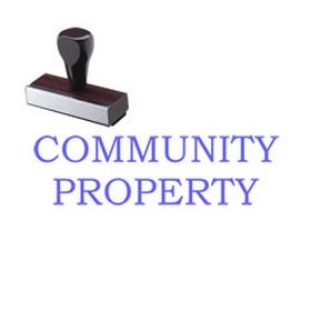Community Property Rubber Stamp