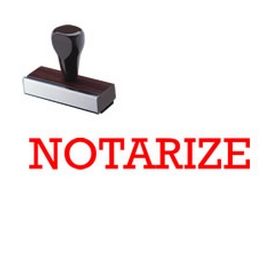 Notarize Rubber Stamp