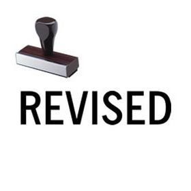 Revised Rubber Stamp