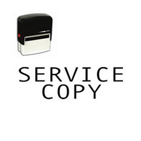 Self-Inking Service Copy Stamp