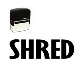 Self-Inking Shred Stamp