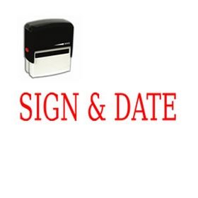 Self-Inking Sign & Date Stamp