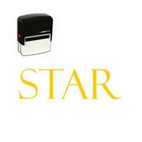 Self-Inking Star Stamp