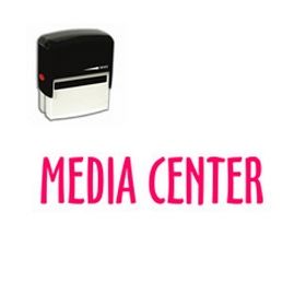 Self-Inking Media Center Stamp