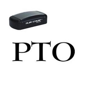 Pre-Inked PTO Stamp