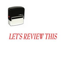 Self-Inking Lets Review This Stamp