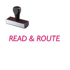 Read & Route Rubber Stamp