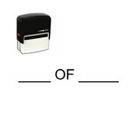 Self-Inking ____ Of _____ Shipping Stamp