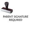 Parent Signature Required Rubber Stamp