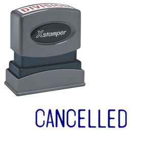 Cancelled Xstamper Stock Stamp