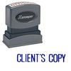 Client's Copy Xstamper Stock Stamp