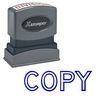 Blue Copy Xstamper Stock Stamp