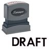 Black Draft Xstamper Stock Stamp