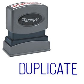 Duplicate Xstamper Stock Stamp