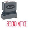 Second Notice Xstamper Stock Stamp