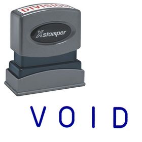 Blue Void Xstamper Stock Stamp