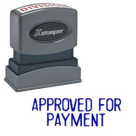 Approved For Payment Xstamper Stock Stamp