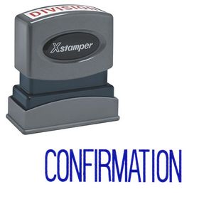 Confirmation Xstamper Stock Stamp