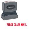 Bold Red First Class Mail Xstamper Stock Stamp