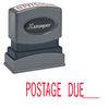 Postage Due Xstamper Stock Stamp