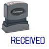 Dark Blue Received Xstamper Stock Stamp