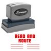 Read And Route Xstamper Stock Stamp