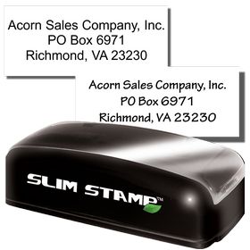 3 Line Slim Address Stamp