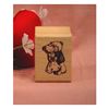 Dancing Bears Art Rubber Stamp