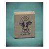 Cow Chef Art Rubber Stamp