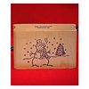 Snowman Art Rubber Stamp