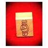 Girl Tennis Bear Art Rubber Stamp