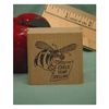 Check Spelling Bee Art Rubber Stamp