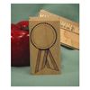 Blank Blue Ribbon Art Rubber Stamp