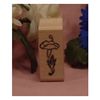 1 Flower with Stem Art Rubber Stamp