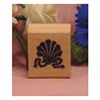 Shell and Rope Border Art Rubber Stamp