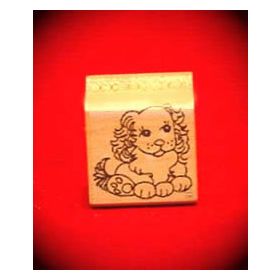 Cocker spaniel Puppy Art Rubber Stamp