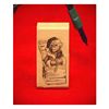 Christmas Bear in Gift Box Art Rubber Stamp