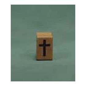 Solid Christian Cross Art Rubber Stamp