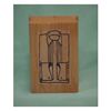 Formal Shirt Front Art Rubber Stamp