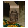 Milk Can Art Rubber Stamp