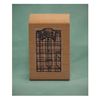 Plaid Shirt Front Art Rubber Stamp