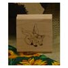 Pig Angel Art Rubber Stamp