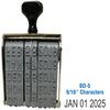 Line Date Stamp Size 9/16 Characters