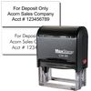 3 Line Self Inking Check Endorsement Stamp