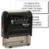 4 Line Self Inking Check Endorsement Stamp