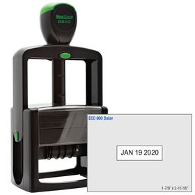 ECO Series Self Inking Date Stamp 1-7/8 x 2-11/16