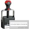 18 Wheel Shiny Heavy Duty Number Stamp 5/32 Characters with Plate
